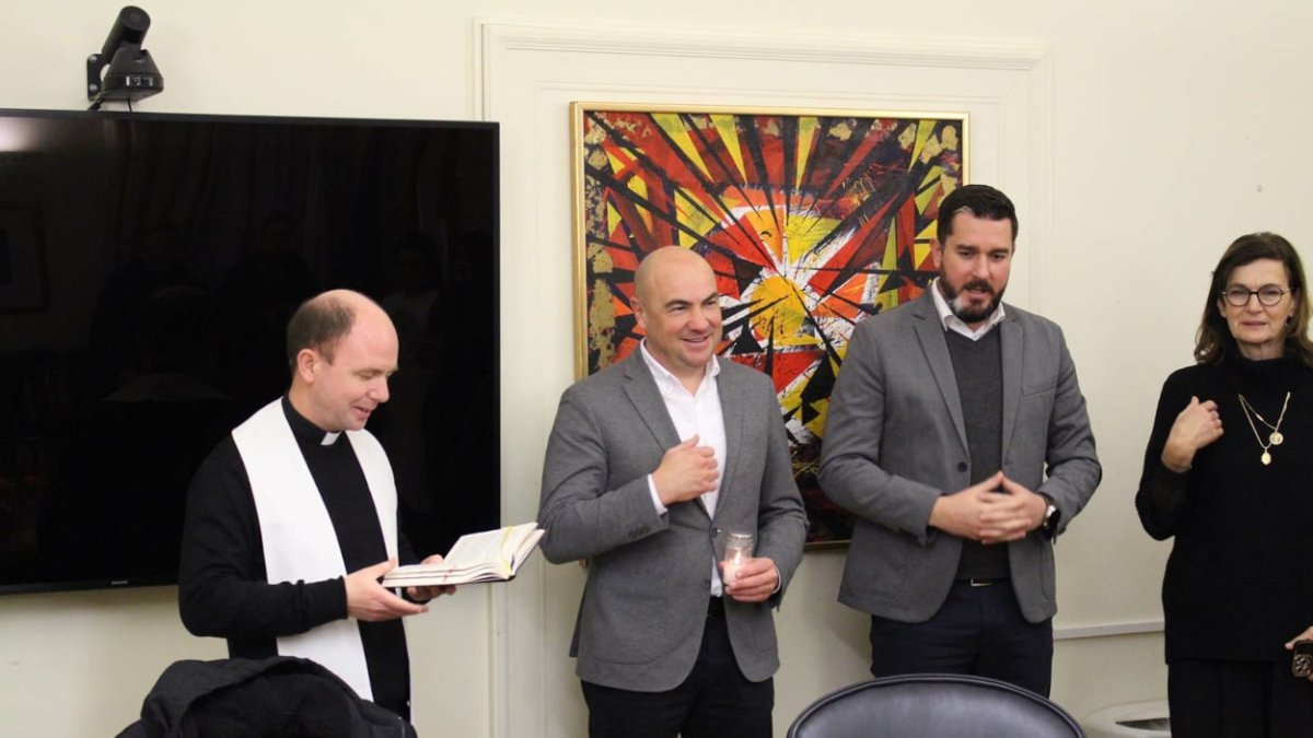 DON MARIN LUČIĆ BLAGOSLOVIO JE DANAS DUŽNOSNIKE, DJELATNIKE I PROSTORIJE DUBROVAČKO - NERETVANSKE ŽUPANIJE