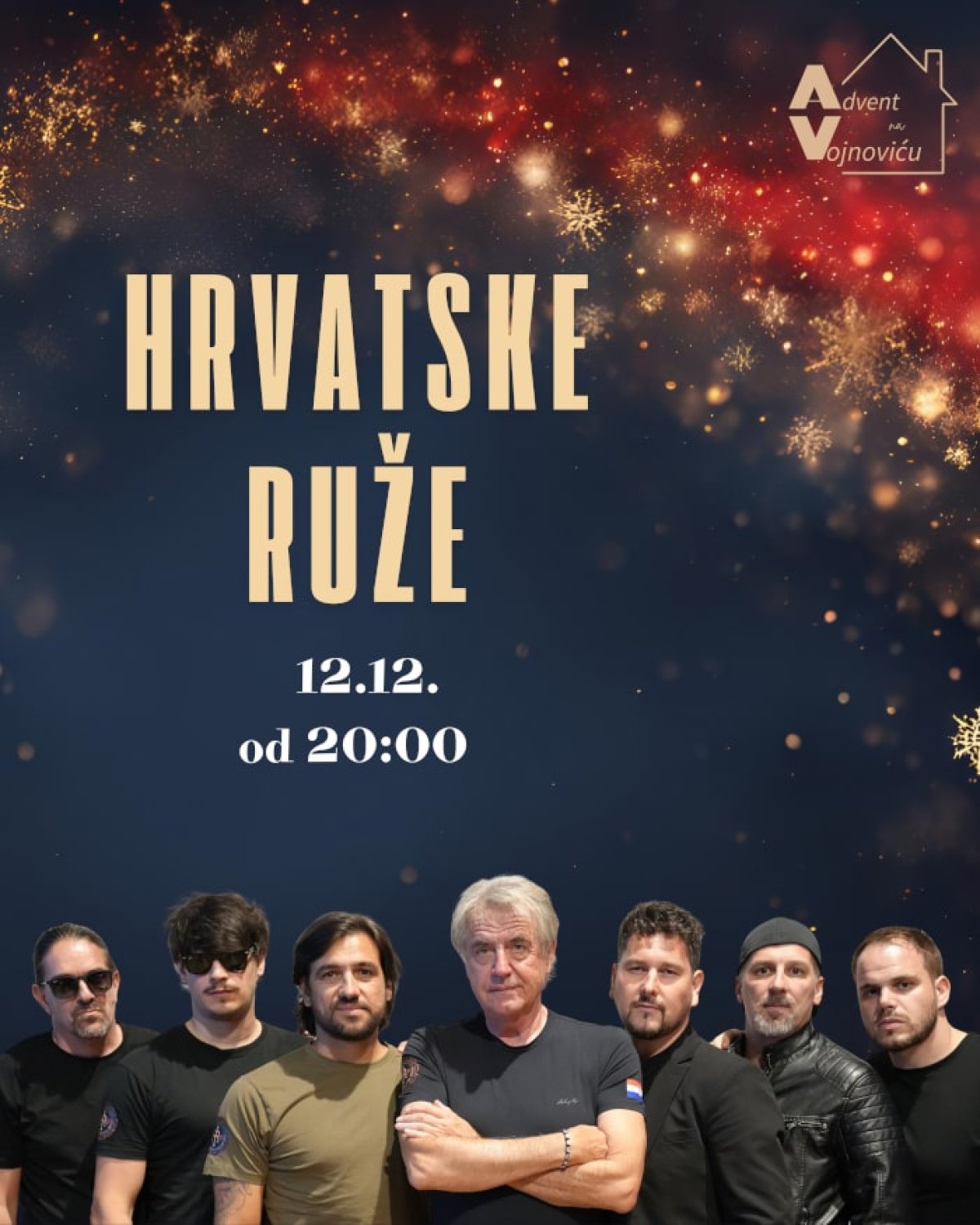 HRVATSKE RUŽE NA ADVENTU NA VOJNOVIĆU 12. PROSINCA