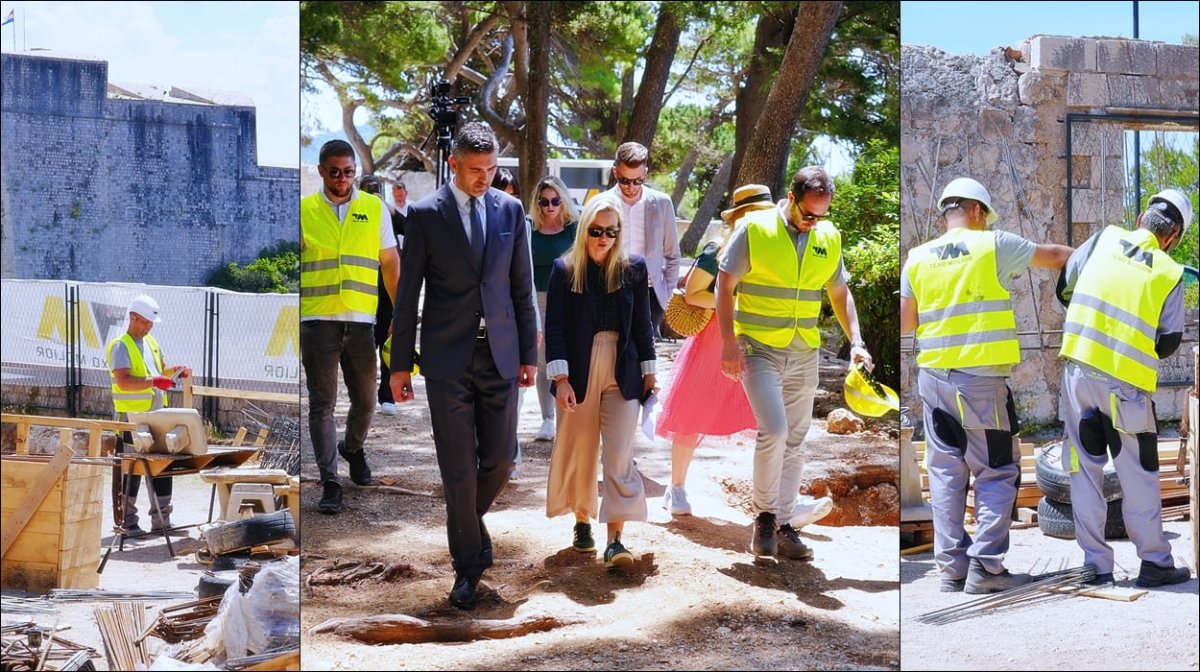PRVA CJELOVITA OBNOVA PARKA GRADAC; GRADONAČELNIK FRANKOVIĆ OBIŠAO RADOVE