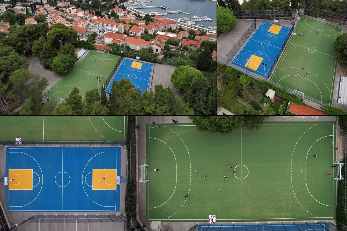 OBNOVLJENI SPORTSKI TERENI IZNAD OŠ LAPAD