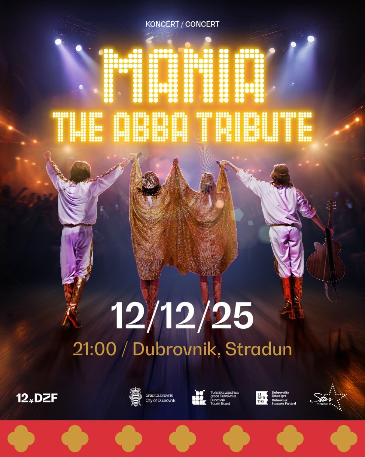 DANCING QUEEN U GRADU: MANIA, NAJPOZNATIJI SVJETSKI ABBA TRIBUTE BEND STIŽE NA DUBROVAČKI ZIMSKI FESTIVAL