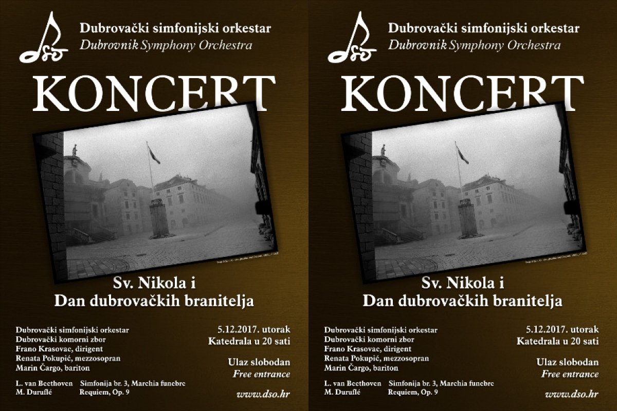 Koncert uz blagdan sv.Nikole i Dan dubrovačkih branitelja