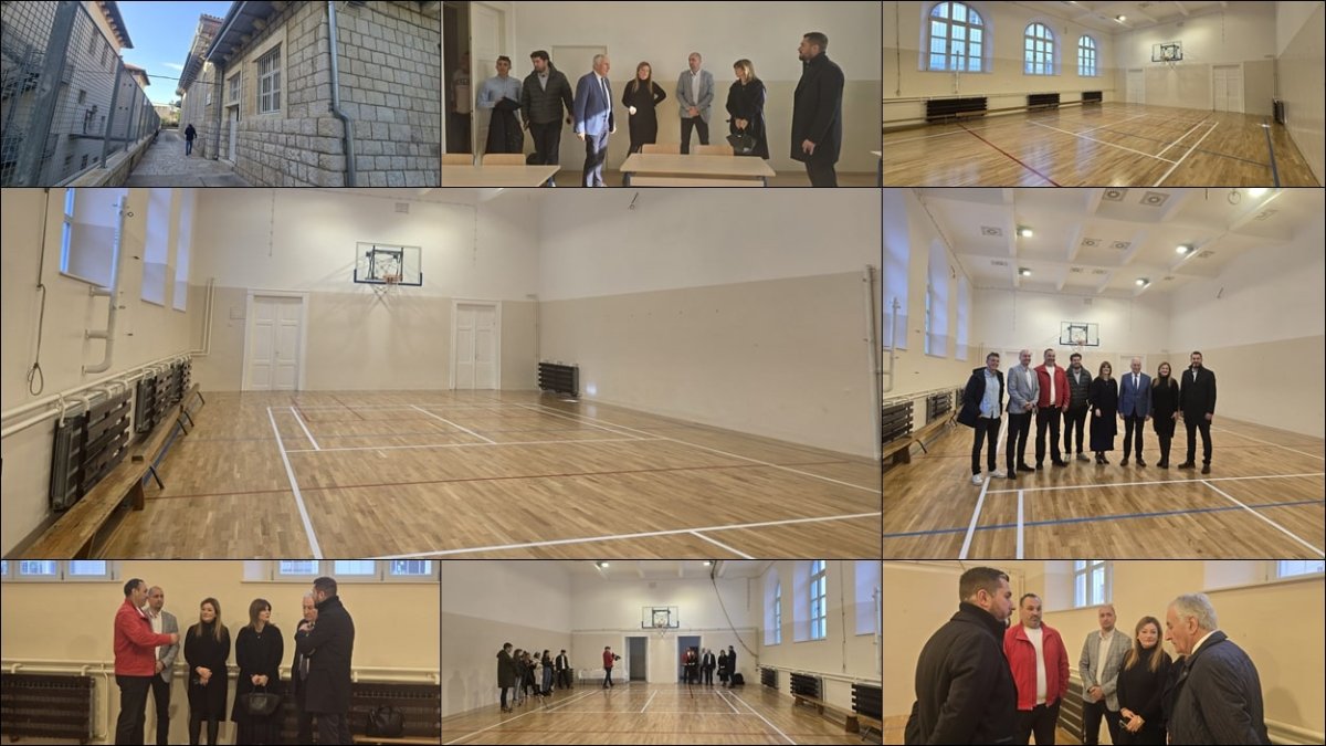 OBNOVLJENA SPORTSKA DVORANA GIMNAZIJE DUBROVNIK