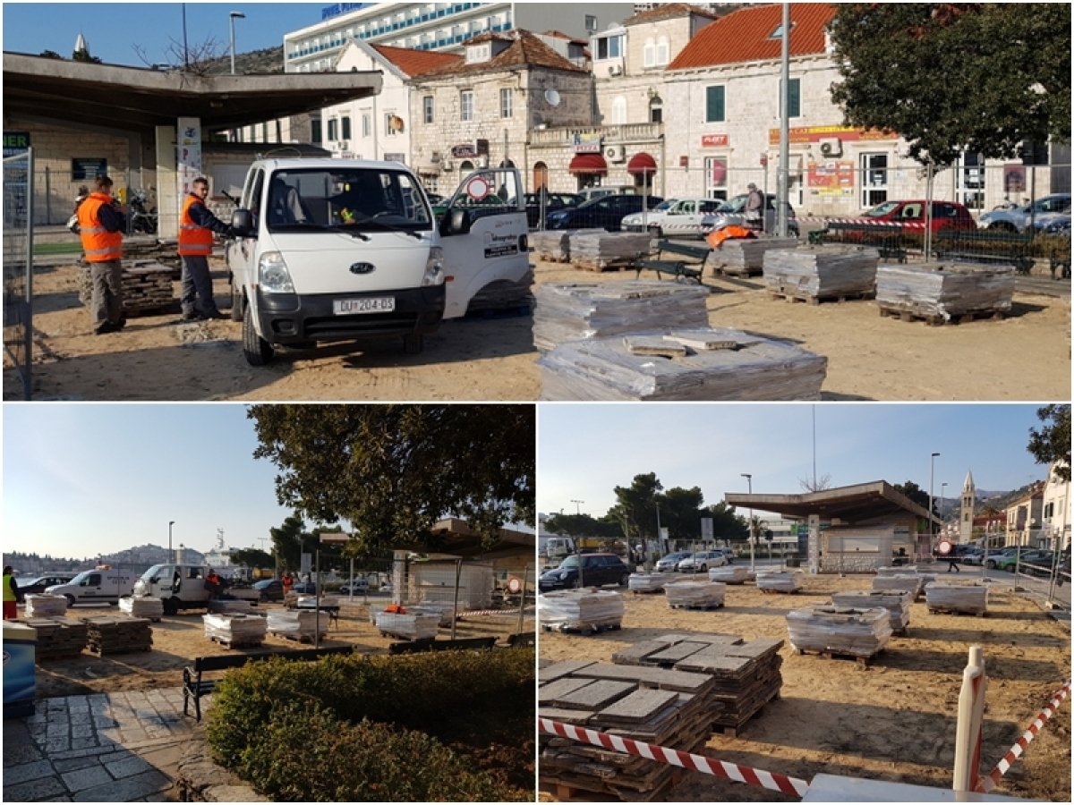 Radovi u Gružu, mijenjaju se podne ploče