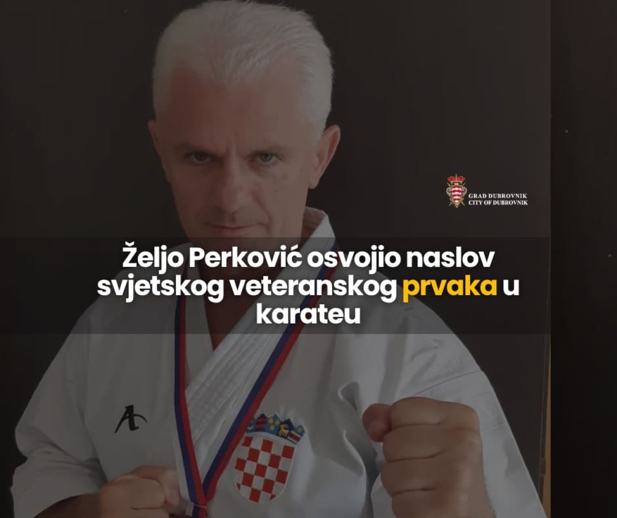 GRADONAČELNIK FRANKOVIĆ ČESTITAO ŽELJU PERKOVIĆU, SVJETSKOM VETERANSKOM PRVAKU U KATAMA
