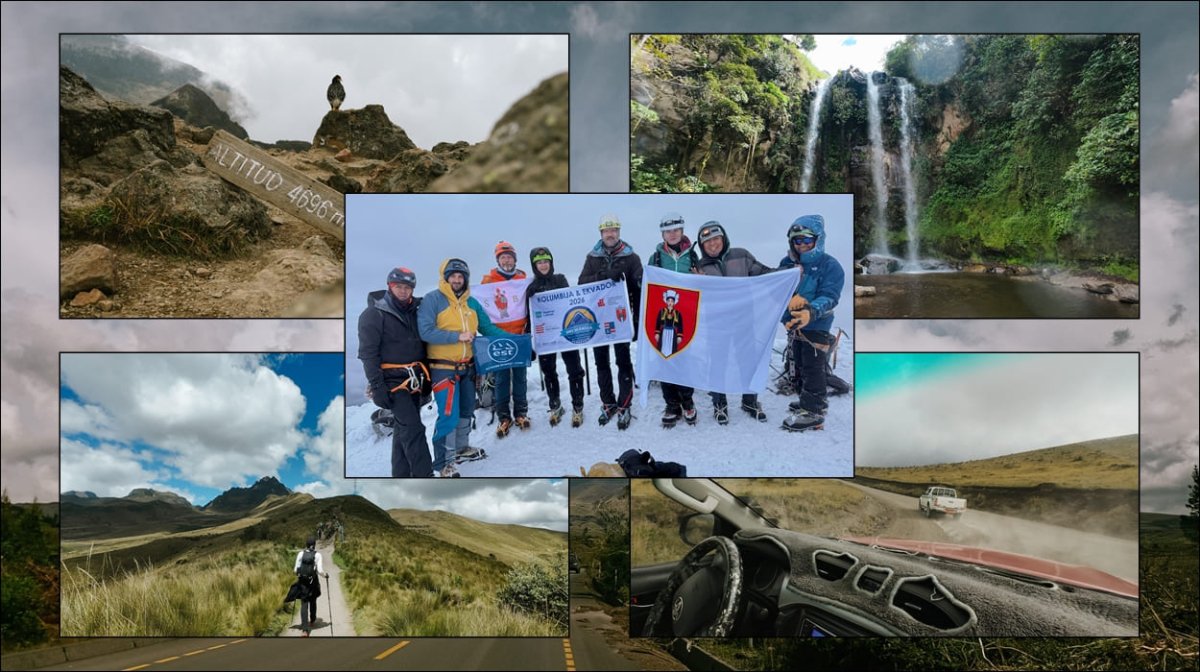 SEDMORO ČLANOVA HPD SNIJEŽNICA NA EKSPEDICIJI U KOLUMBIJI I EKVADORU: COTOPAXI, COTOPAXI - JUYAYAY!