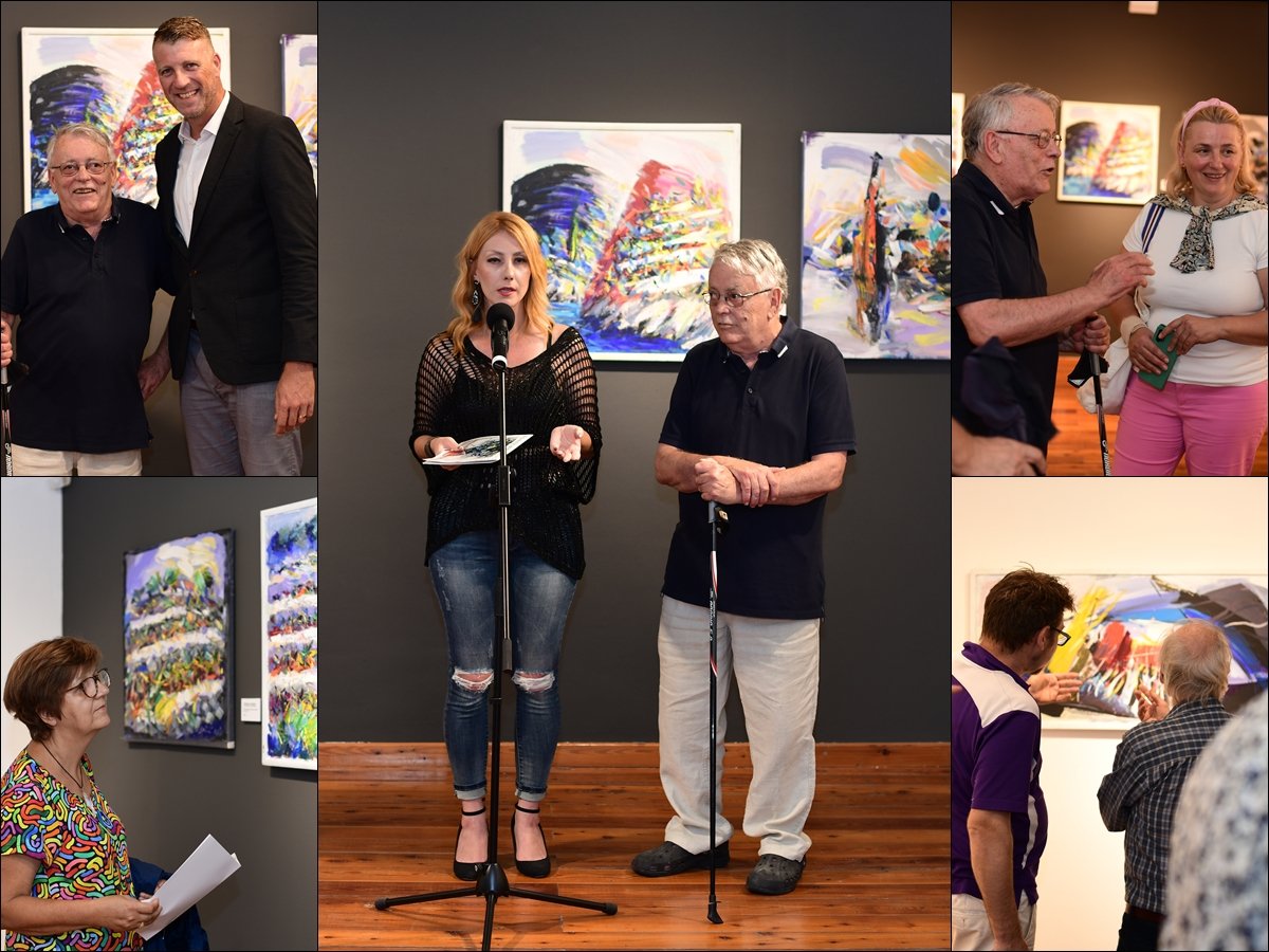 FOTO / U Galeriji Dulčić - Masle - Pulitika otvorena izložba Nika Ančića „Događanje boje“