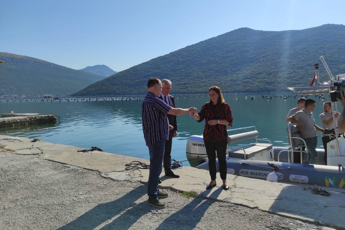 Javnoj ustanovi za upravljanje zaštićenim dijelovima prirode DNŽ uručeno novo plovilo za nadzor eko mreže Natura 2000