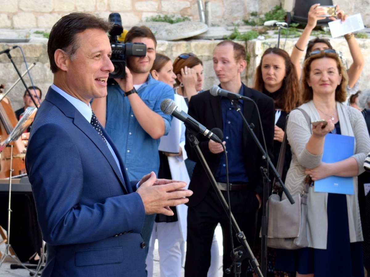 Jandroković na otvaranju Biskupske palače: Možda nedovoljno cijenimo vrijednosti na temelju kojih je izgrađen ovaj Grad