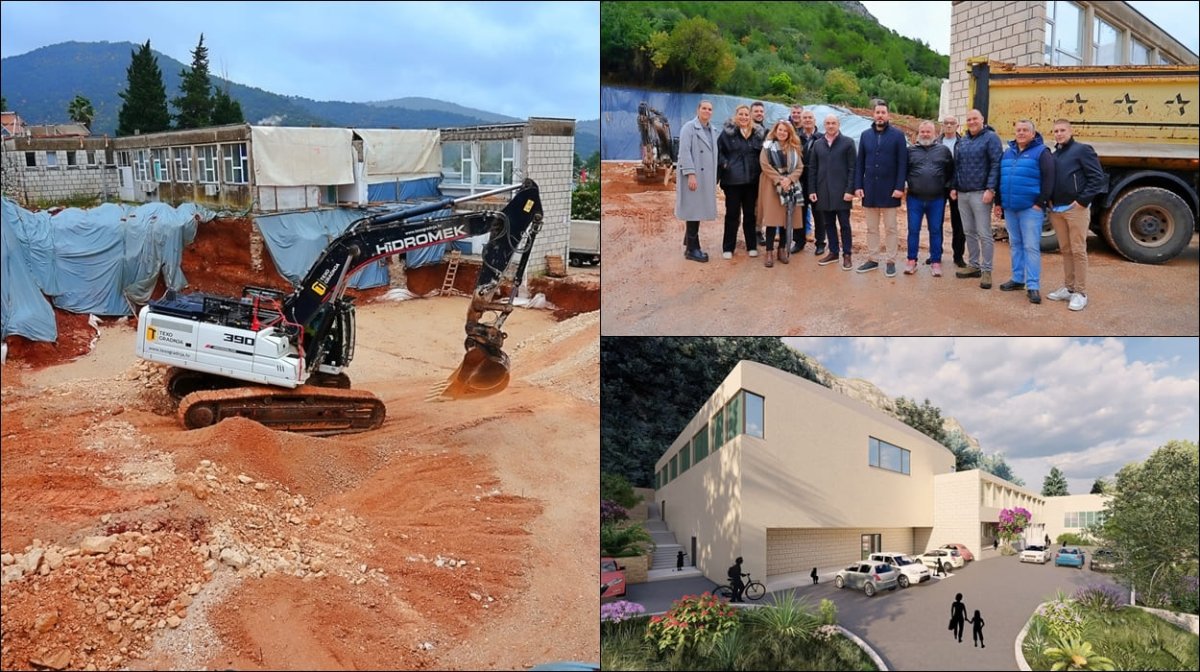 POČELA JE IZGRADNJA SPORTSKE DVORANE U STONU