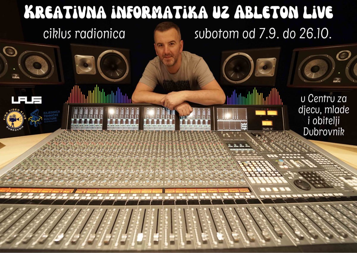 U RUJNU KREĆE NOVI CIKLUS RADIONICA AUDIO PRODUKCIJE