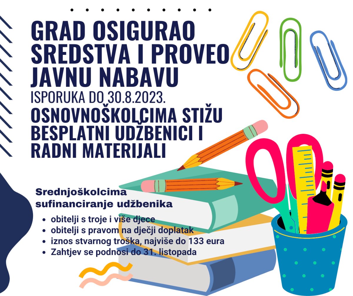 GRAD DUBROVNIK: OSNOVNOŠKOLCIMA STIŽU BESPLATNI UDŽBENICI I RADNI MATERIJALI, SREDNJOŠKOLCIMA ĆE SE SUFINANCIRATI PREMA PRAVILNIKU