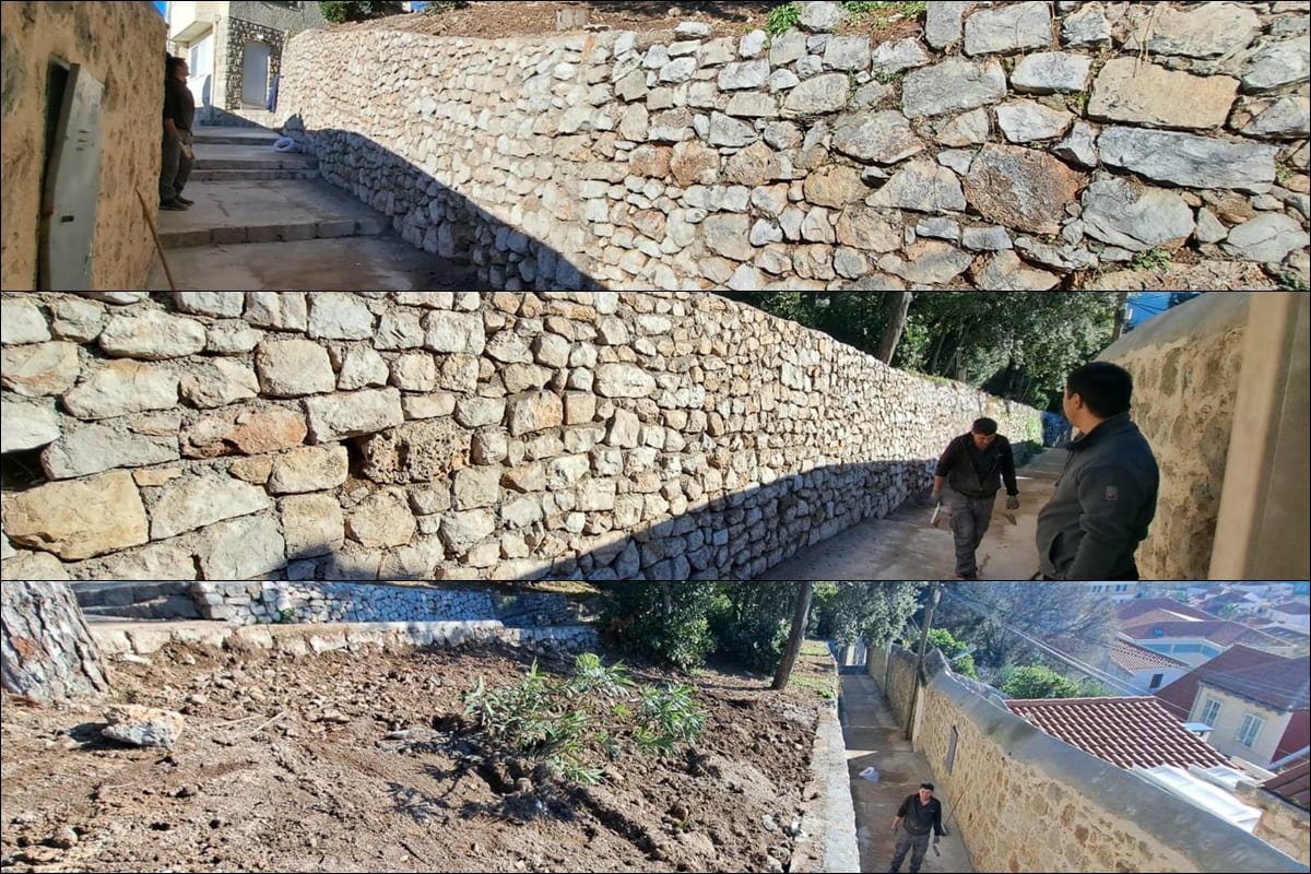 SANIRAN POTPORNI ZID U BOGIŠIĆEVOM PARKU