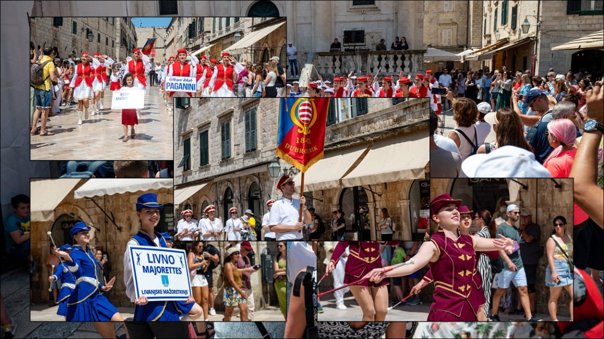 Foto / SMOTRA MAŽORETKINJA NA STRADUNU 2025.