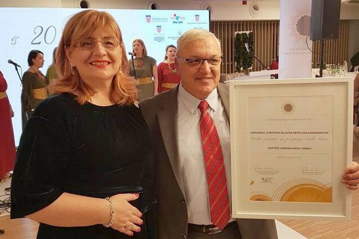 Izletište ”Kamena Himna” iz Komaja dobitnik priznanja za prezentaciju ruralne baštine