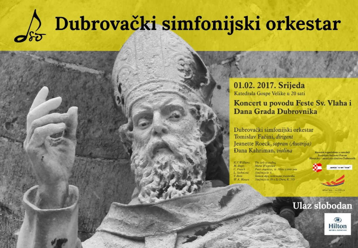 Koncert DSO-a uz Festu u Katedrali; besplatan ulaz