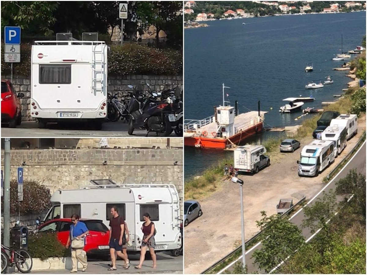 Nedopušteno kampiranje po Dubrovniku
