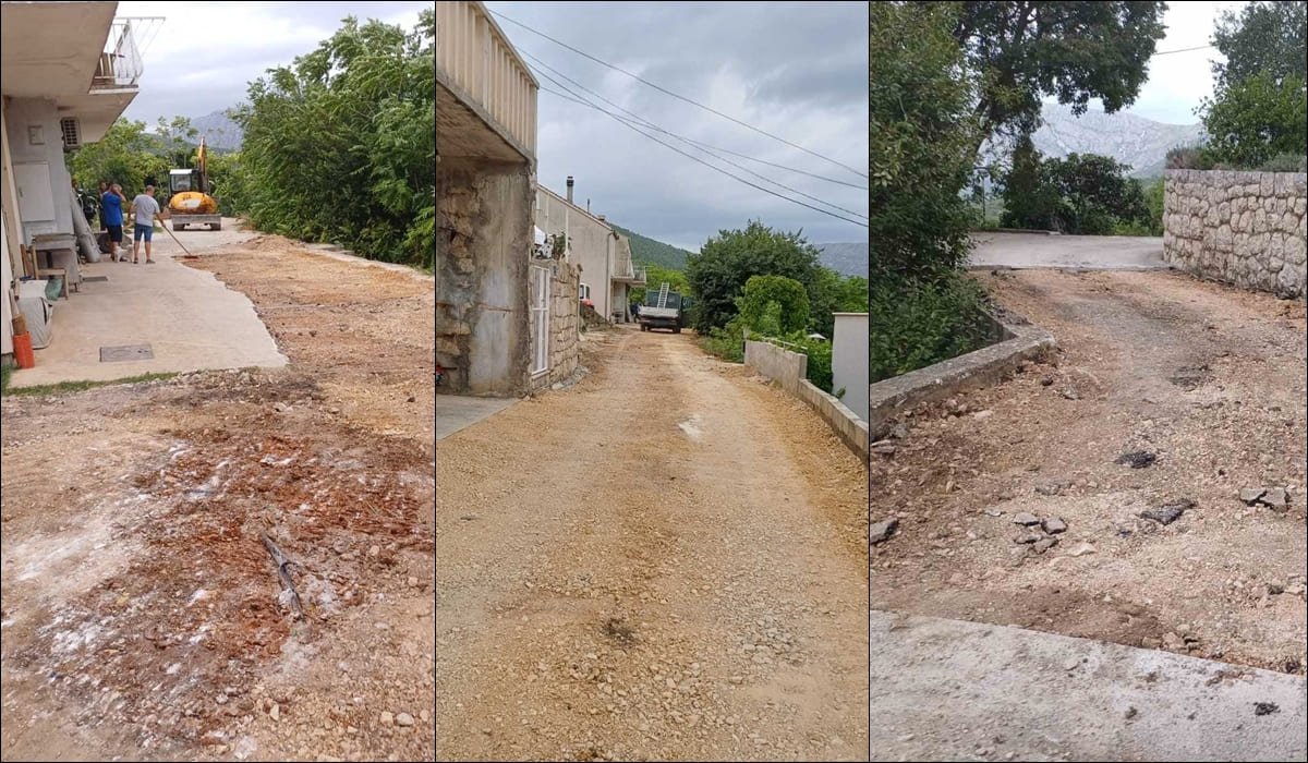 UREĐUJE SE CESTA U ŠUMETU