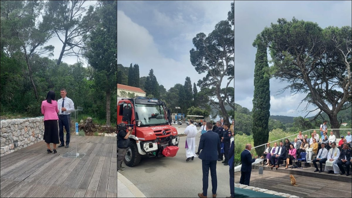 NACIONALNOM PARKU MLJET NOVO VATROGASNO VOZILO