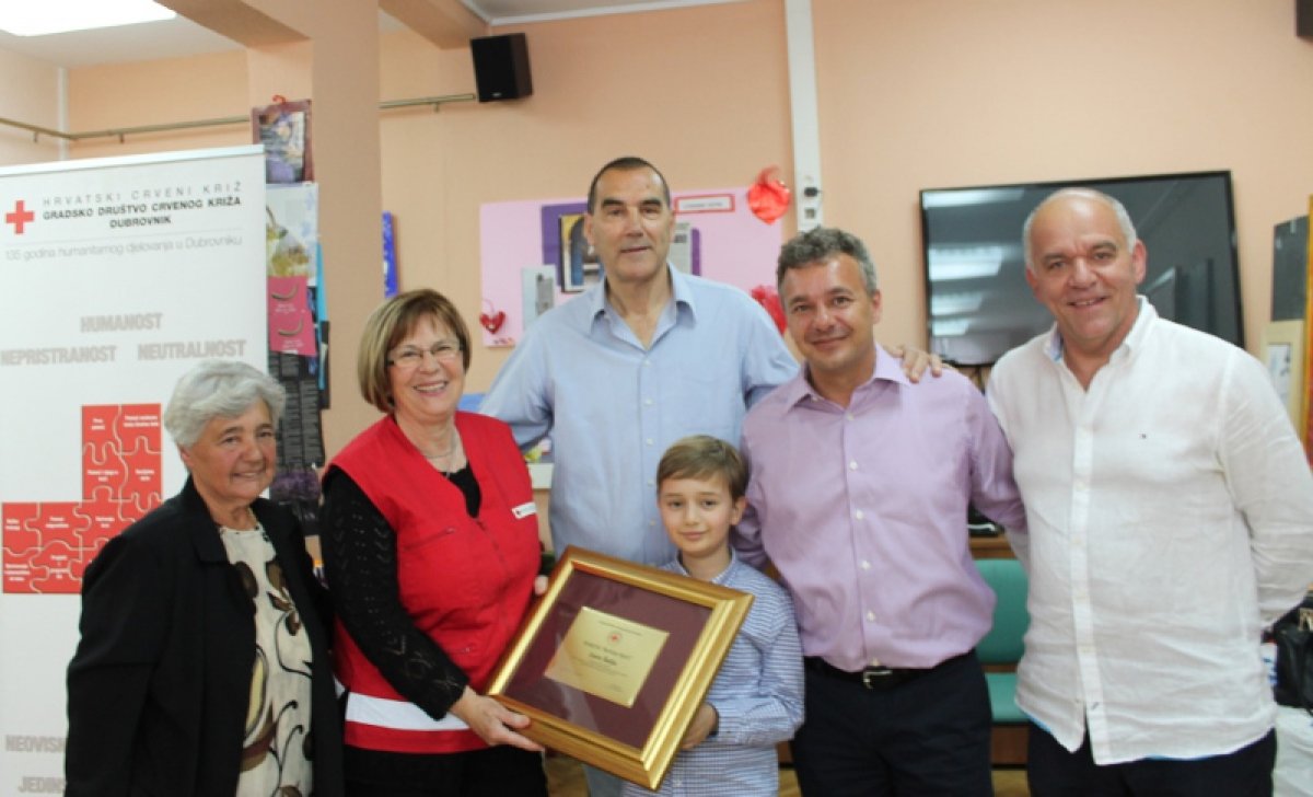 Luce Šalja dobitnica Plakete Dubrovačkog Crvenog križa „Berislav Bačić“
