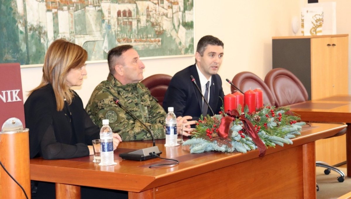 Gradonačelnik Franković i zamjenica župana Marević primili visoko vojno izaslanstvo RH