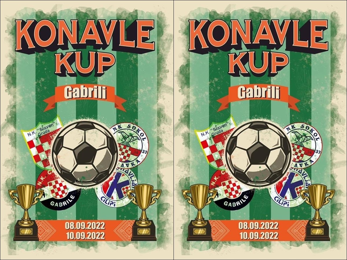 U Gabrilima se igra prvi Konavle Kup