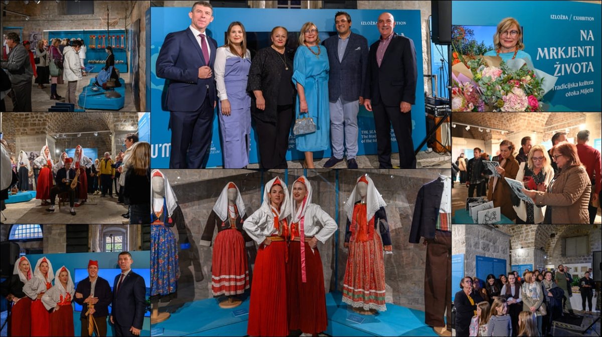 FOTO / OTVORENA IZLOŽBA „NA MRKJENTI ŽIVOTA – TRADICIJSKA KULTURA OTOKA MLJETA”
