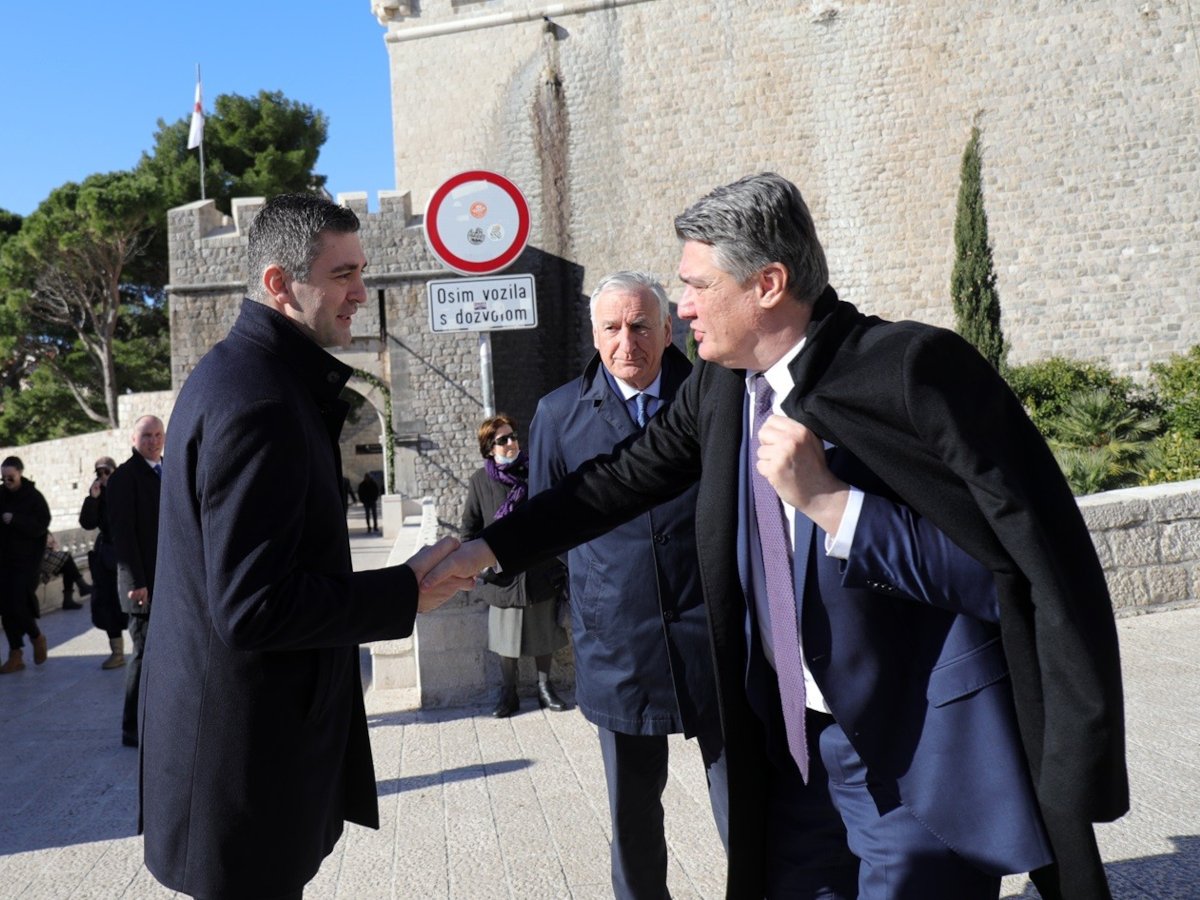 Franković se družio s Milanovićem i nije želio komentirati županove izjave o predsjedniku