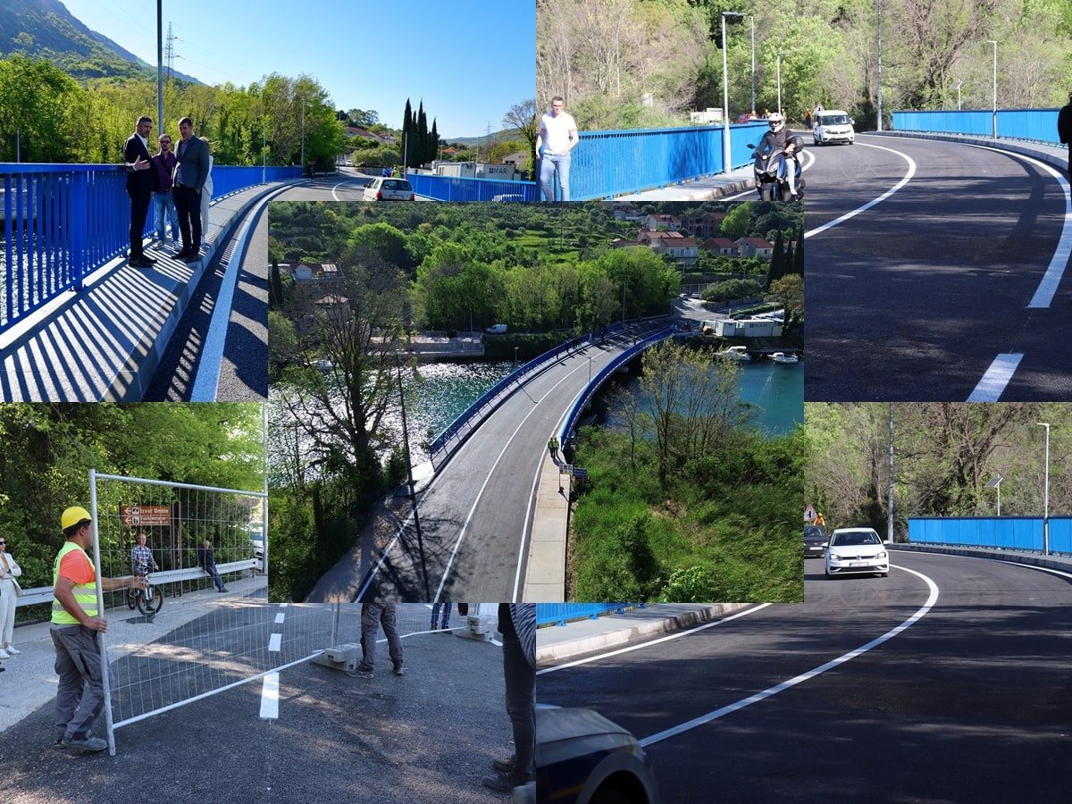 MOST OMBLA OTVOREN ZA PROMET, GRADONAČELNIK FRANKOVIĆ ZAHVALIO GRAĐANIMA NA STRPLJENJU