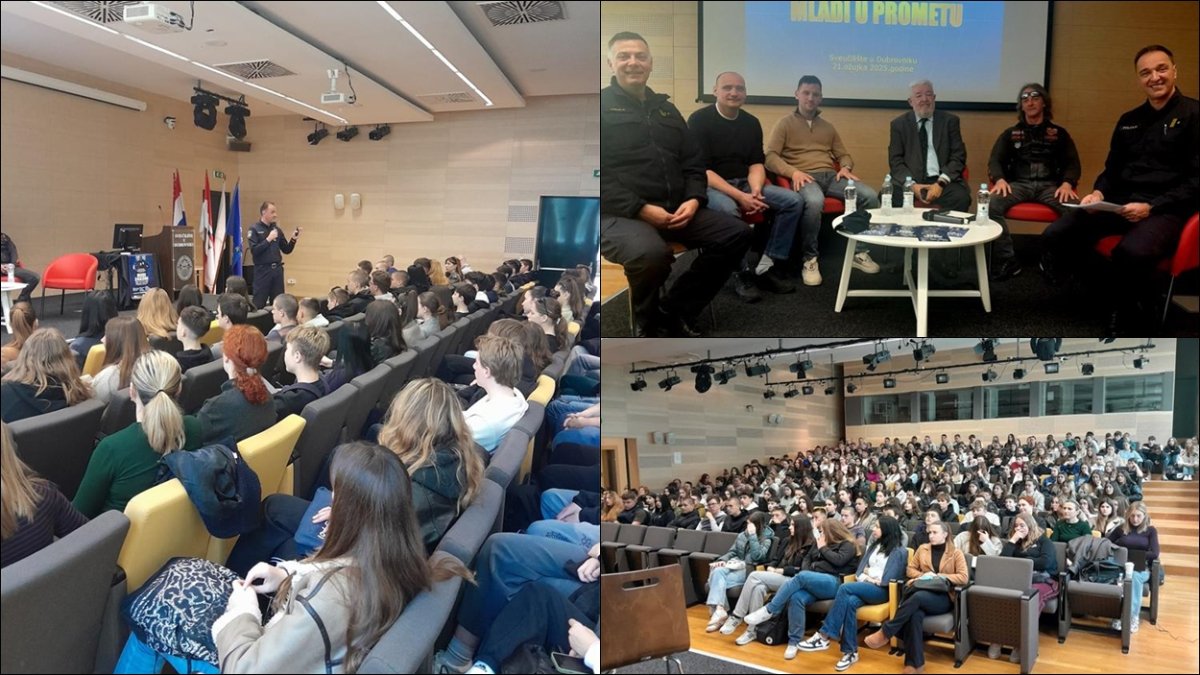 PP DUBROVNIK ORGANIZIRALA JAVNU TRIBINU NA TEMU STRADAVANJA MLADIH U PROMETU