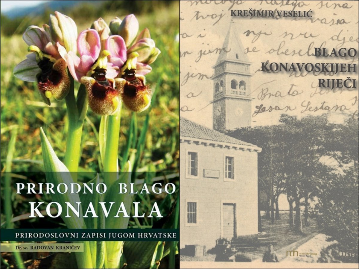„Prirodno blago Konavala” i „Blago konavoskijeh riječi” u izdanju Matice hrvatske Konavle