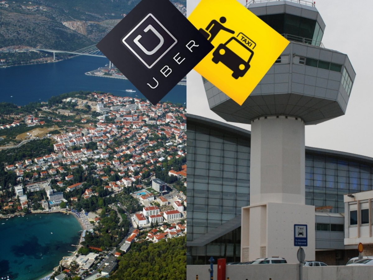 Srušen mit o uvijek povoljnijem Uberu: Iz Uvale Lapad do aerodroma Uberom za gotovo 500 kuna, "običnim" taksijem od 260 do 300