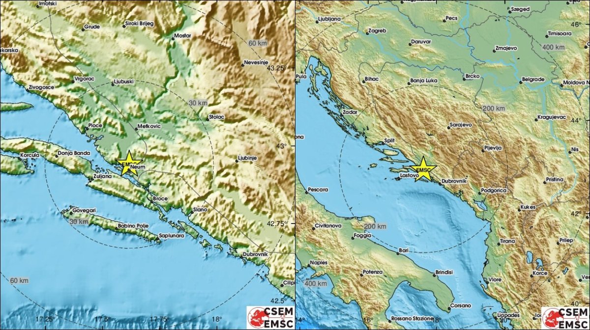 POTRES PRODRMAO CIJELI JUG HRVATSKE, EPICENTAR U ZAŽABLJU