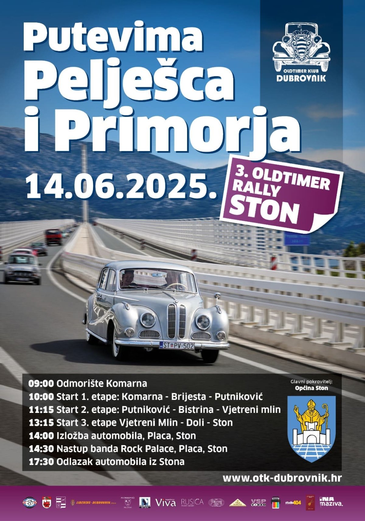 OVAJ VIKEND NA PELJEŠCU SE ODRŽAVA OLDTIMER RALLY