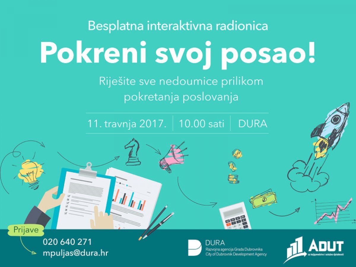 Besplatna radionica „Pokreni svoj posao“