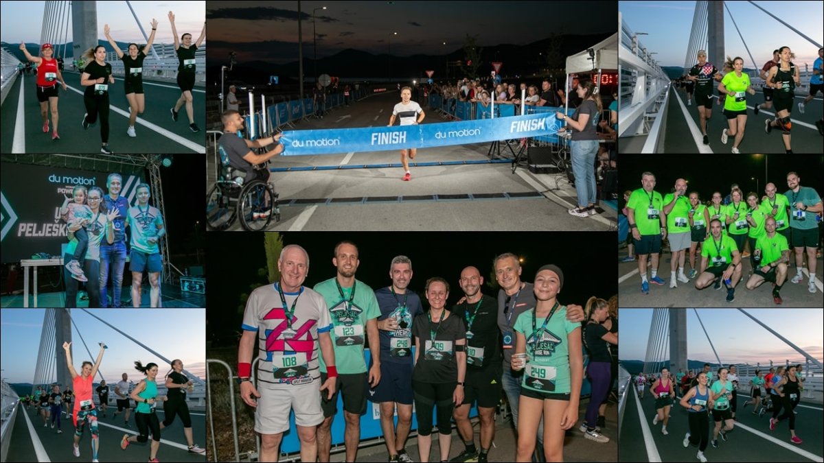 Foto / TREĆA UTRKA PELJEŠKIM MOSTOM, TRČALI I MINISTRI I GRADONAČELNIK FRANKOVIĆ