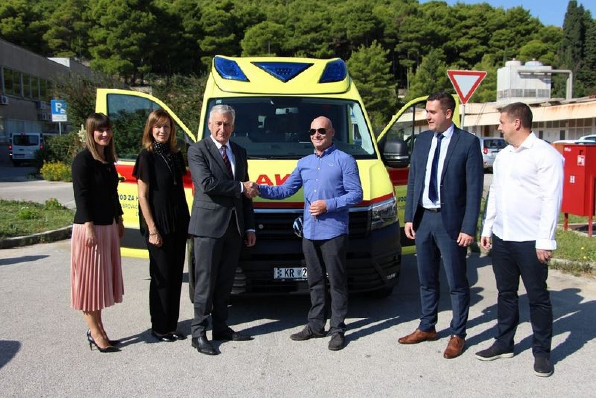 Novo sanitetsko vozilo korčulanskom Zavodu za hitnu medicinu