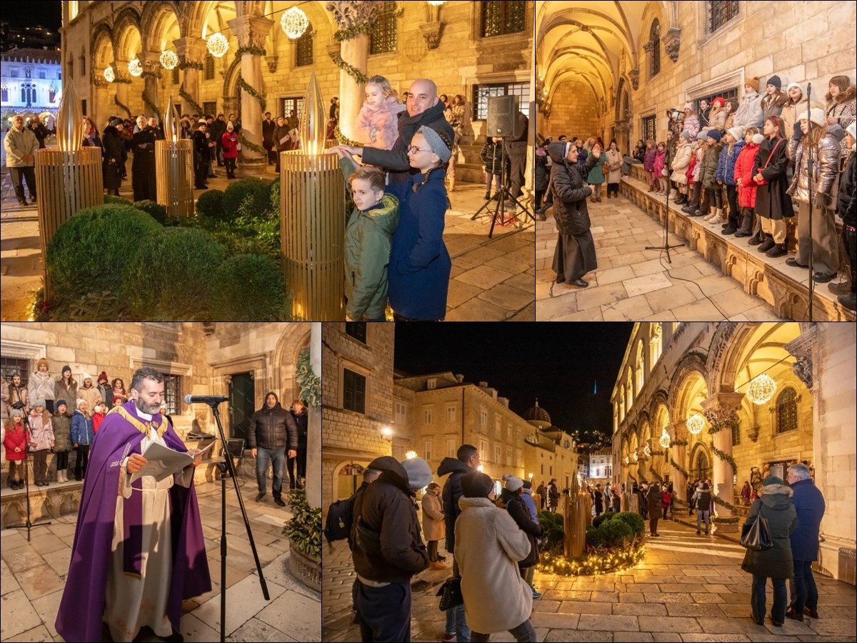 Foto / PREDSJEDNIK GRADSKOG VIJEĆA UPALIO TREĆU ADVENTSKU SVIJEĆU