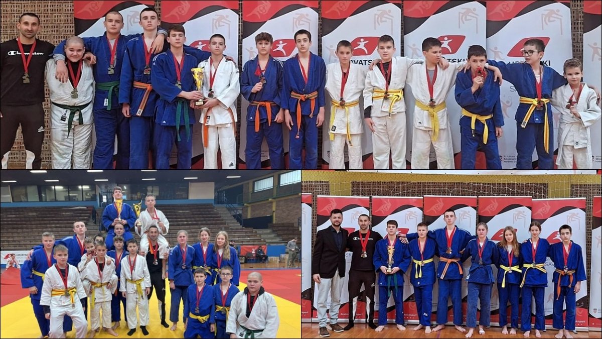 MJEŠOVITA EKIPA OŠ MOKOŠICA VICEPRVAK HRVATSKE U JUDU, DJEČACI BRONČANI