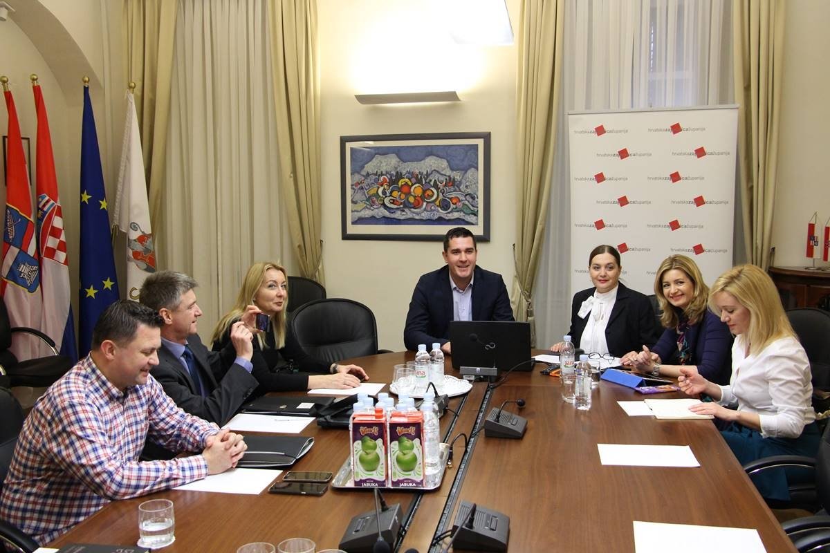 U Palači Ranjina održana sjednica Radne skupine za odnose s javnošću Hrvatske zajednice županija