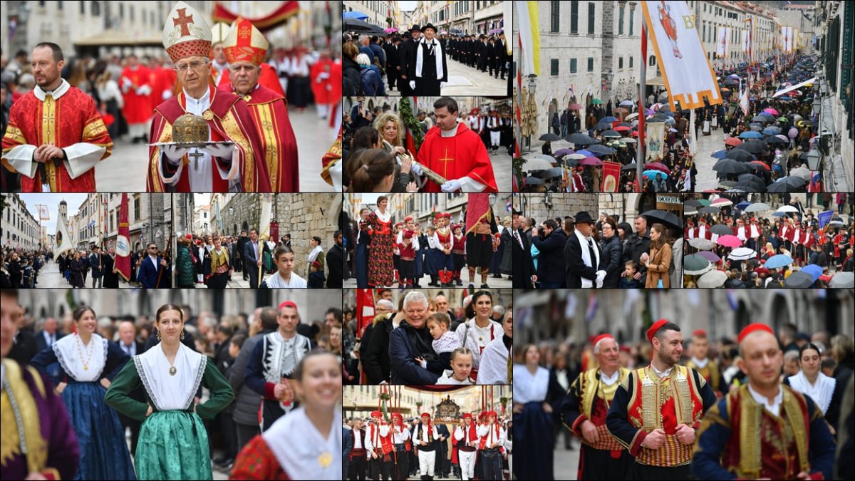 Foto / PROCESIJA UZ 1053. FESTU SVETOGA VLAHA