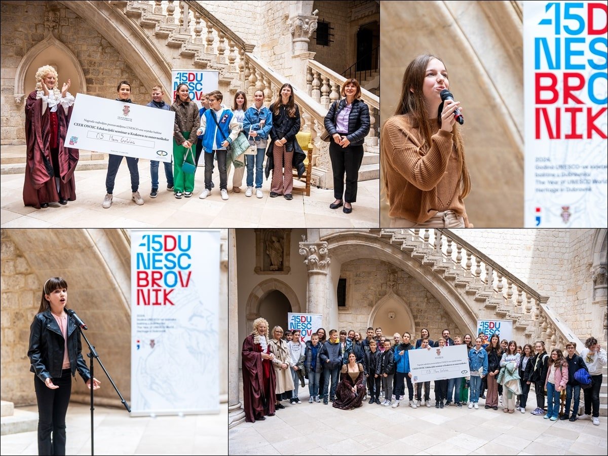 Foto / UČENICI OŠ MARINA GETALDIĆA NAJBOLJI NA UNESCO KVIZU