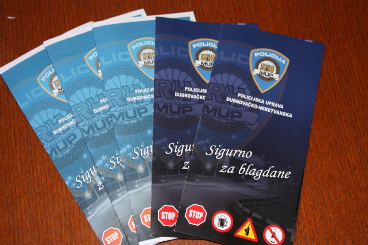 Policija izradila preventivni letak "Sigurno za blagdane"