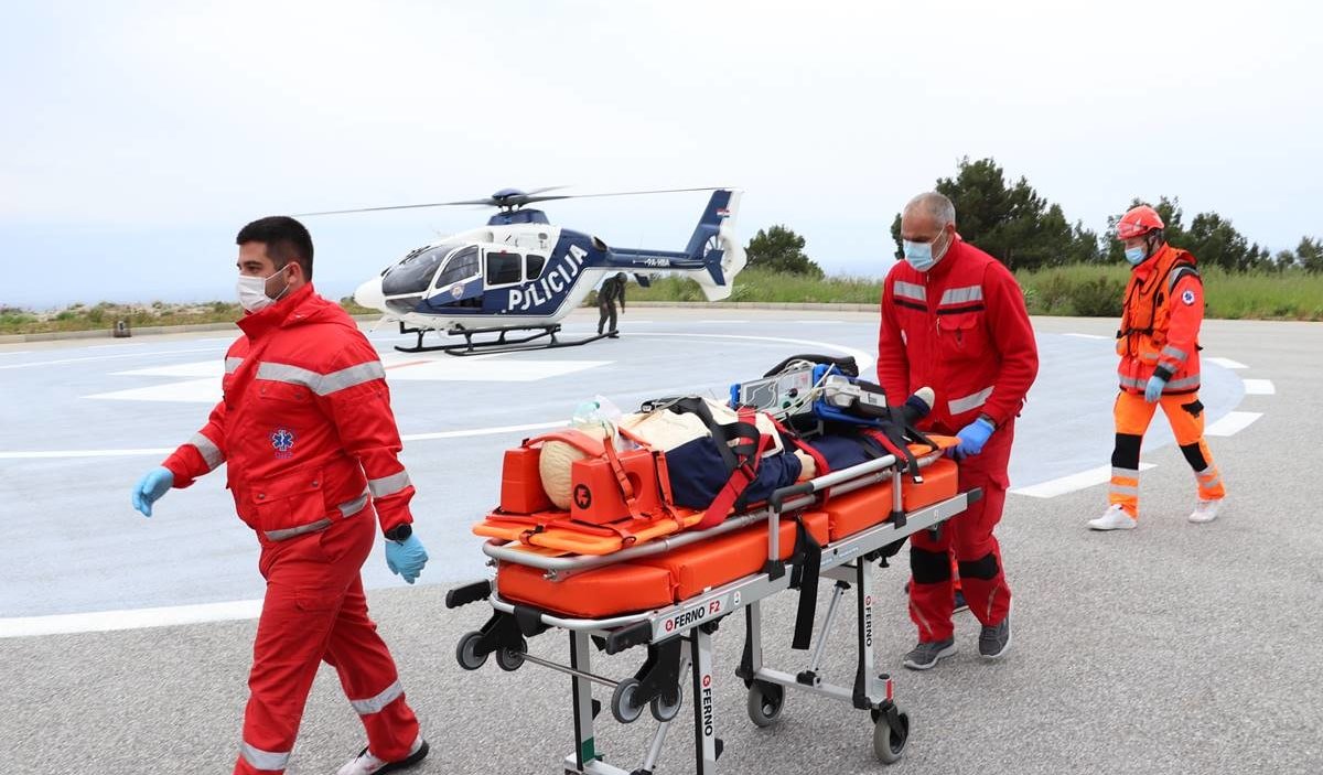 Dvije godine hitne helikopterske službe u Županiji, evo koliko je bilo intervencija