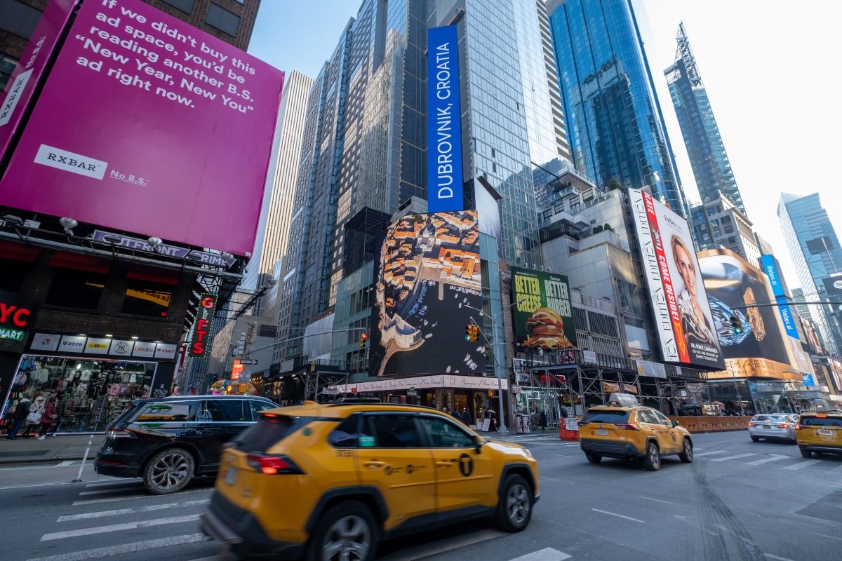 DUBROVNIK NA TIMES SQUAREU, MILIJUNI GLEDAJU OVU REKLAMU