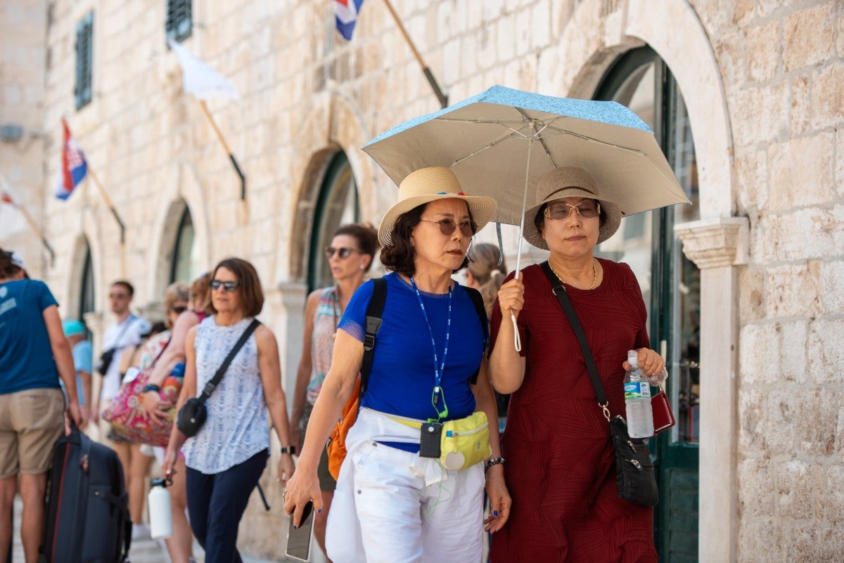 NA JUGU SE BILJEŽI VELIKI PORAST BROJA GOSTIJU S DALEKOG ISTOKA