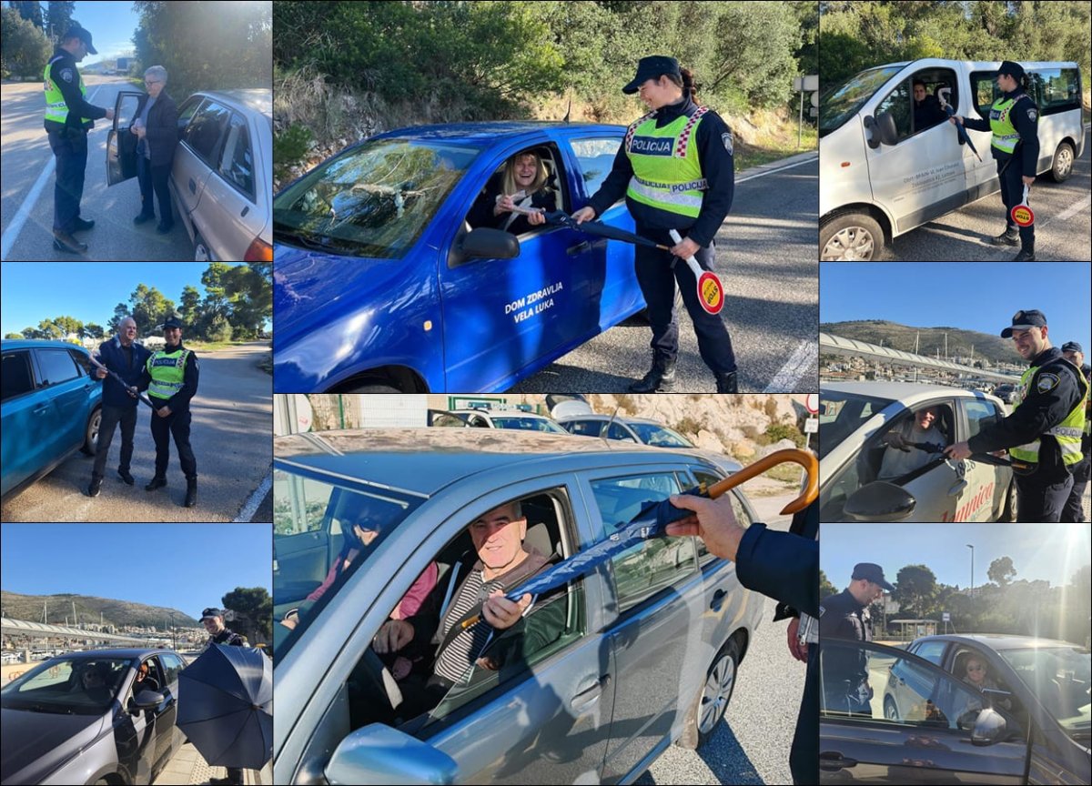 POLICIJA DIJELILA NAGRADE SAVJESNIM VOZAČIMA