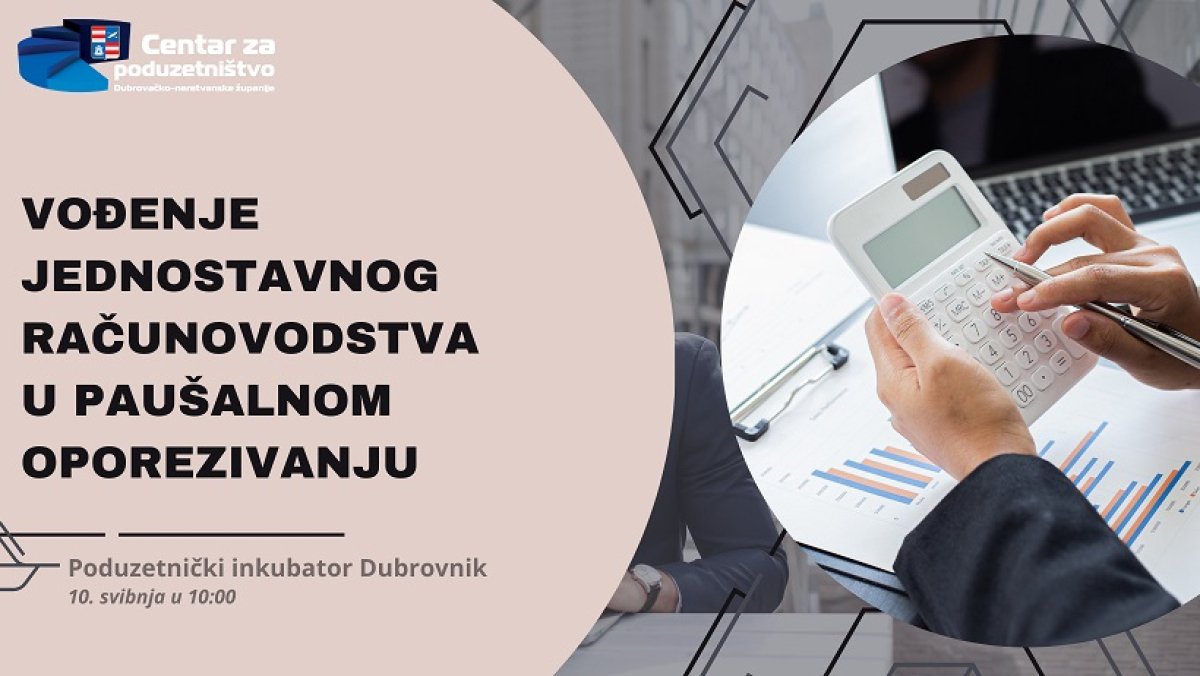 RADIONICA CENTRA ZA PODUZETNIŠTVO O RAČUNOVODSTVU U PAUŠALNOM OPOREZIVANJU