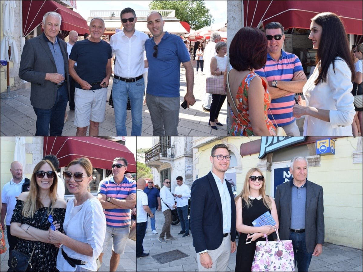Druženje s kandidatima HDZ – a Frankovićem i Dobroslavićem na gruškoj placi