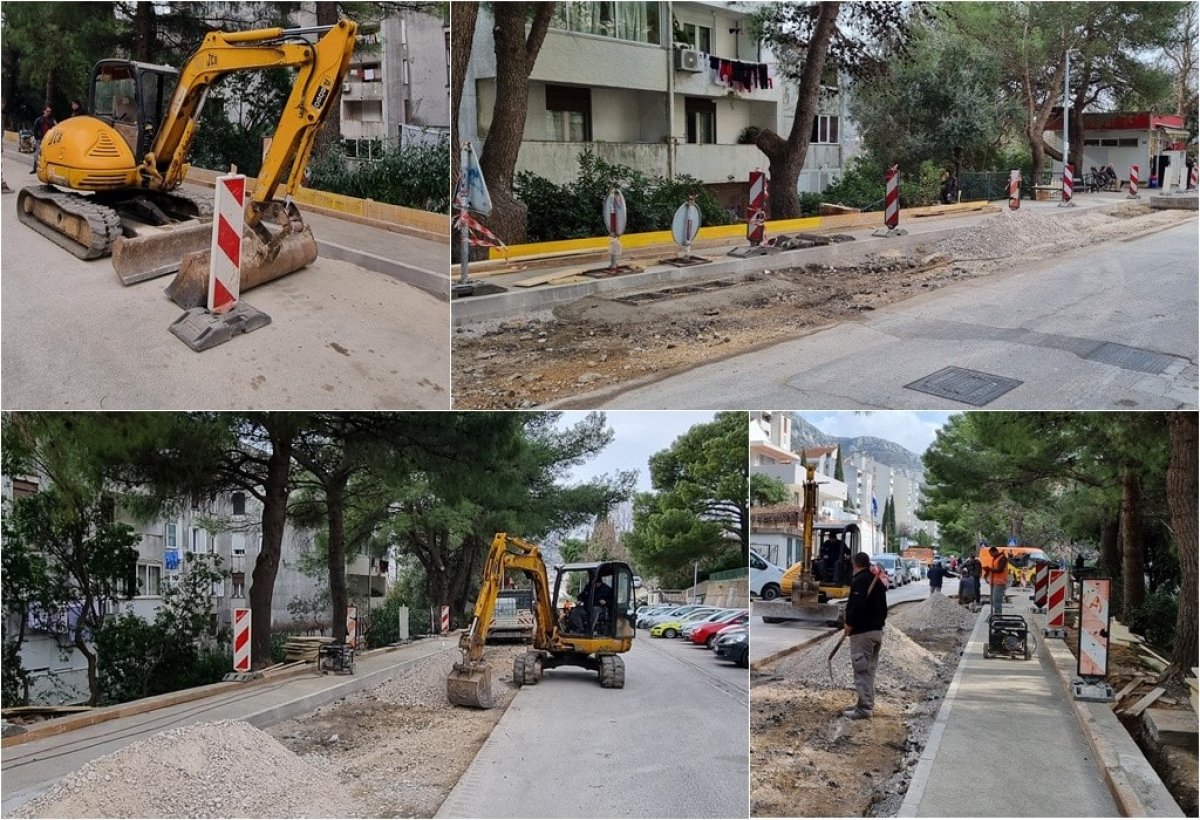PRI KRAJU UREĐENJE NOGOSTUPA I KOLNIKA U ULICI BARTOLA KAŠIĆA